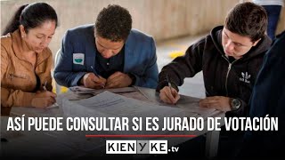 ¿Cómo consultar si fue elegido como jurado de votación [upl. by Eninnaj]