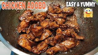 How to Cook Dry Chicken Adobo  Tastiest Chicken Adobo  Adobong Manok  WAIS NA NANAY [upl. by Yedarb]