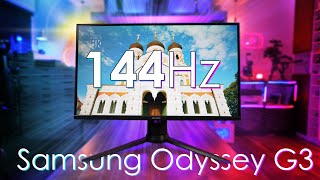 ارخص شاشه قيمنق 144 هيرتز  Samsung Odyssey G3 [upl. by Tevlev803]