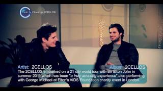 2CELLOS Sulic amp Hauser talk exclusively to C Music TV HD [upl. by Ujawernalo]