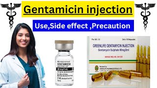 Gentamicin injection  gentamicin injection use in hindi  Treatment  Antibiotics  Pharmacy [upl. by Norabal]