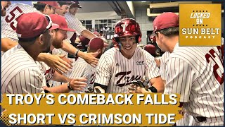 Troys Comeback Falls Short vs Alabama Crimson Tide [upl. by Iddo300]