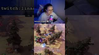 twitchlinaary🤍 game twitch dota2 gamergirl [upl. by Arimihc]