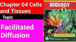 Facilitated Diffusion Class 9  Chapter 04 Cells and Tissues  Class 9 biology [upl. by Nodarb794]