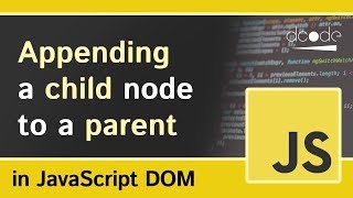 appendChild  JavaScript DOM Tutorial For Beginners [upl. by Lionel]