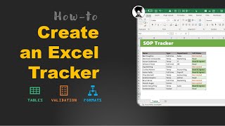 How to create an elegant fun amp useful tracker with Excel [upl. by Eahsed]