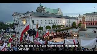 Jaroslaw Kaczynski  speech during eightyseventh smolensk month anniversary [upl. by Anatollo]