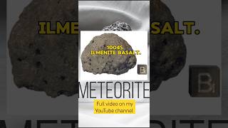 sample 10044 ilmenite basalt lunar rock sample meteorite lunar [upl. by Kreda]