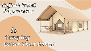 Superstar  Safari Lodges Tent  Affordable Luxury Glamping [upl. by Lesiram]