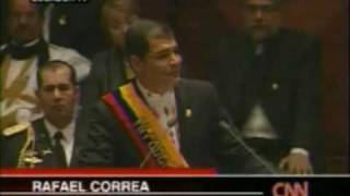 Asunción de Rafael Correa [upl. by Airoled]