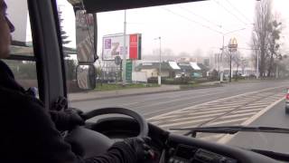 Jazda autobusem egzaminacyjnym w terenie zabudowanymSzkolenie katD OSK Kursant [upl. by Aynna556]