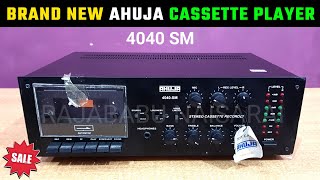 Brand New AHUJA TP 50 amp AHUJA 4040 SM Stereo Cassette Amplifier Review  Contect For Sale 9425634777 [upl. by Immac]