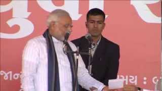 Shri Modi addressing Yuva Sammelan on quotUniting for Indiaquot at Himatnagar Sabarkantha  Speech [upl. by Cadel808]