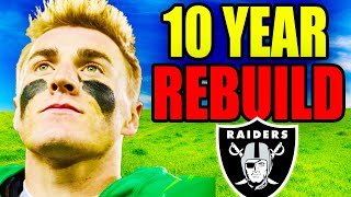 Raiders 10 YEAR Rebuild With BO NIX in Madden 24 [upl. by Lennahs]