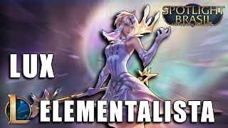 Lux Elementalista  League of Legends Completo [upl. by Euk]