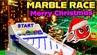 Marble Race Special Christmas Championship  Track with 16 country balls  Merry Christmas [upl. by Hannon773]