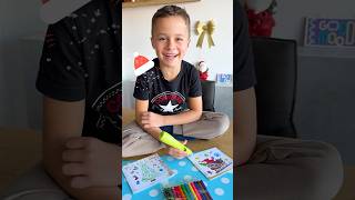 🎄Luca bastelt eine Weihnachtskarte basteln lernen kinder weihnachten diy kidsvideo kreativ [upl. by Gilbertina]