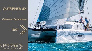 OUTREMER 4X Catamaran 360° Video VR [upl. by Ober]