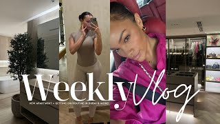 weekly vlog new apartment  home decor haul  forming routines in dubai amp more allyiahsface vlogs [upl. by Zednanref901]