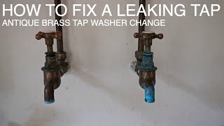 How to change the washer in a dripping tap [upl. by Yacov84]