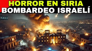 ¡HORROR EN SIRIA BOMBARDEO ISRAELÍ EN PALMIRA ESCALA LA TENSIÓN EN MEDIO ORIENTE [upl. by Iaht]