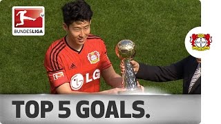 HeungMin Son – Top 5 Goals 201415 [upl. by Danforth]