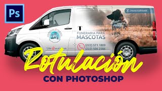 Aprende y crea un Mockup para rotulación vehicular con Photoshop  Tutorial [upl. by Plusch507]