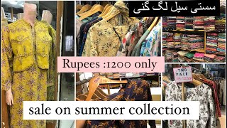 Lawn suit sale  Binsaeed Summer sale  Lawn summer sale [upl. by Amoihc]