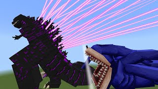 New Shin Sonic Tapes vs Shin Godzilla in MINECRAFT [upl. by Kreitman]