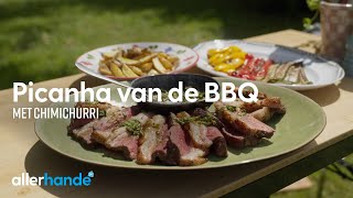 Picanha van de BBQ met chimichurri  Hugo op hete kolen  Allerhande [upl. by Scarlett]