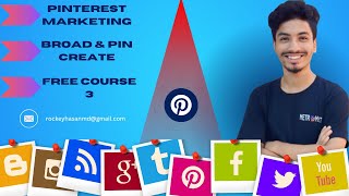 Pintrerst marketing  pin and board create Free course [upl. by Anassor]