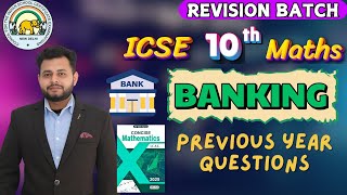 Problems on Banking  Class 10 ICSE  Learn Banking Concepts with Practice Problems [upl. by Allison]