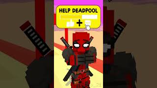 Superhero IQ Run with Deadpool and Wolverine Bye Bye Bye  NSYNC minecraftanimation [upl. by Lutero]