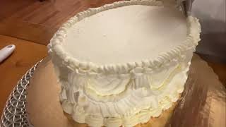 Buttercream ruffles cake [upl. by Ingold]