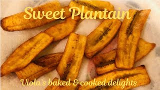 🍌HOW TO COOK SWEET PLANTAIN 🍌 [upl. by Janeen]