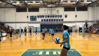 Kealakehe vs Konawaena Girls varsity volleyball set 2 09242024 [upl. by Haididej]