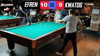 R18 FINAL TINAPOS NA NI CHAMP EFREN quotBATAquot REYES VS KWATOG PAREHAS [upl. by Nikolos334]