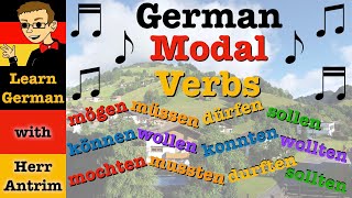 German Modal Verbs Songs Präsens amp Preteritum Imperfekt [upl. by Ferino]