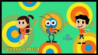 Vídeo infantil l Festa Animada Bob Zoom e Seus Amiguinhos Dançando 🎉🐜🛶 Quebracabeça [upl. by Rednijar642]