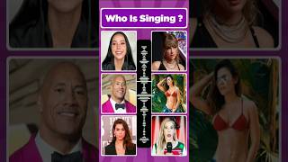 Who is singing  The Rock Taylor swift shorts quiz [upl. by Kendrah]