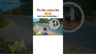 Road safety crossing 🥺🥺trendingshorts cctvcamera minishorts viralshort feedshorts [upl. by Anifur]