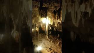 Beautiful Stalactites inside Meramec cave stalactites caves beautifulnature [upl. by Reilamag]