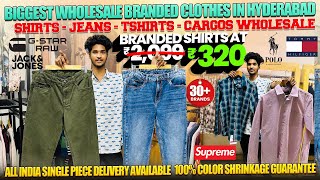 BIGGEST WAREHOUSE IN HYDERABAD  100original clothes with brand bill  Multi brands  KREDDY BRANDS [upl. by Manchester65]