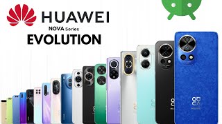 Evolution of Huawei Nova Series  History of Huawei [upl. by Rafi]