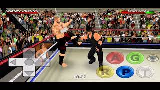 Wrestling Revolution 3D  Roman Reigns vs Solo Sikoa [upl. by Eitra902]