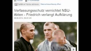 Nationalsozialistischer Untergrund NSU  Erneut Akten beseitigt  2712 [upl. by Head]