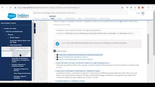 How to Schedule or Subscribe Salesforce Report in Classic and Lightning Experience [upl. by Felise]