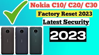 Nokia C10 C20 C30 Hard Reset New Update Nokia HMD Factory Reset In FastBoot Mode World First 2023 [upl. by Adnerol]