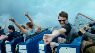 Gemini Back Row 4K POV June 2023 Cedar Point First Time [upl. by Santa813]