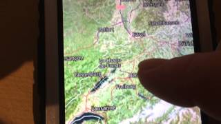 Offline Navigation Schweiz  Panasonic Toughpad FZE1 amp X1  Full Ruggedized [upl. by Oniskey]